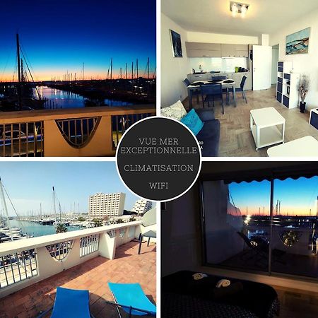 Classe 3 Etoiles - Magnifique Vue Sur Le Port - Wifi Et Clim La Grande Motte Ngoại thất bức ảnh
